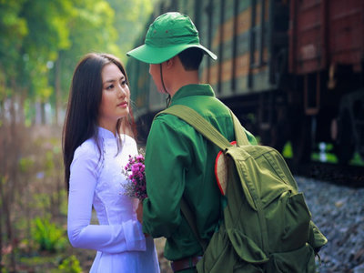 Màu áo xanh của lính luôn đặc biệt trong trái tim tôi